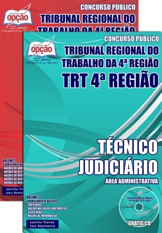 Tribunal Regional do Trabalho da 4ª Região / RS (TRT)-TÉCNICO JUDICIÁRIO  ÁREA ADMINISTRATIVA